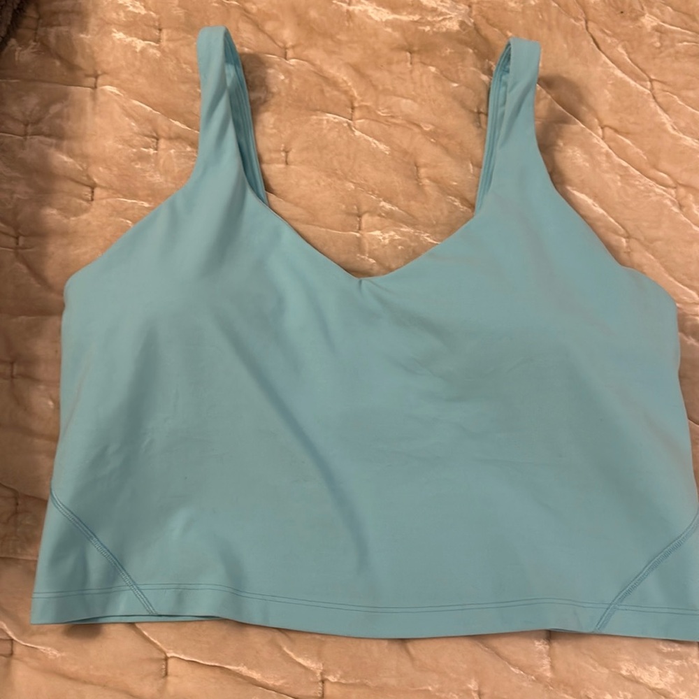 Lululemon Align Crop. Size 12. Light blue